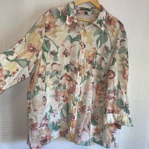 Ralph Lauren Watercolor Blouse